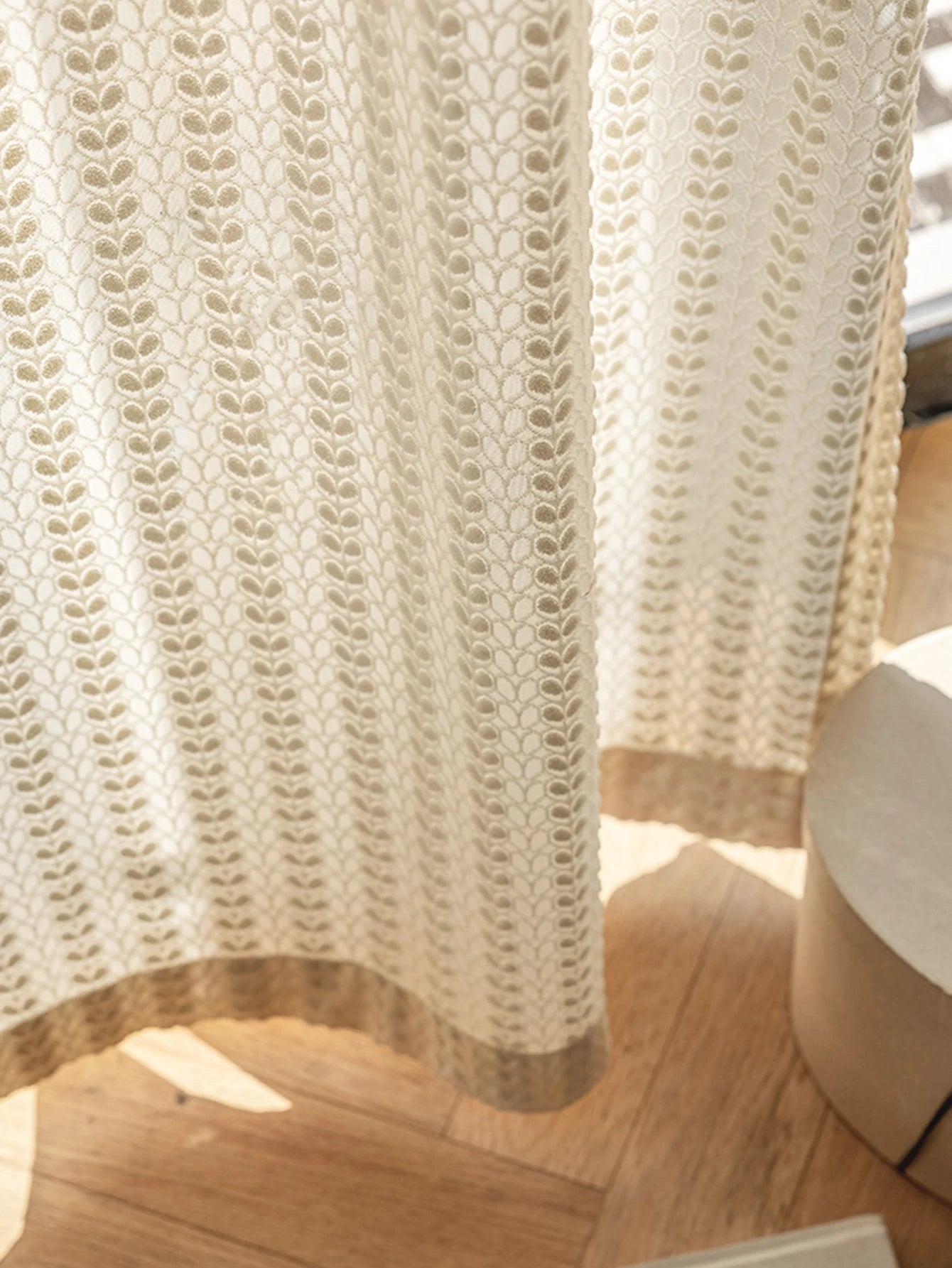 Cream screen curtain